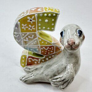 Vtg KOKO Originals “S” Seal Alphabet Porcelain Figurine Nursery #KO25275